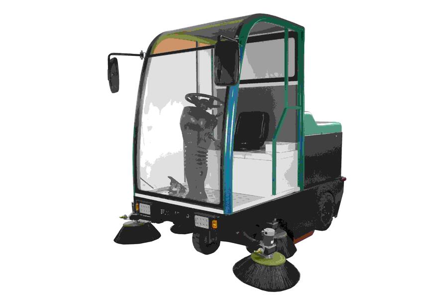 嘉興新材料工廠用掃地機(jī)KL-1900 駕駛式電動吸塵清掃車