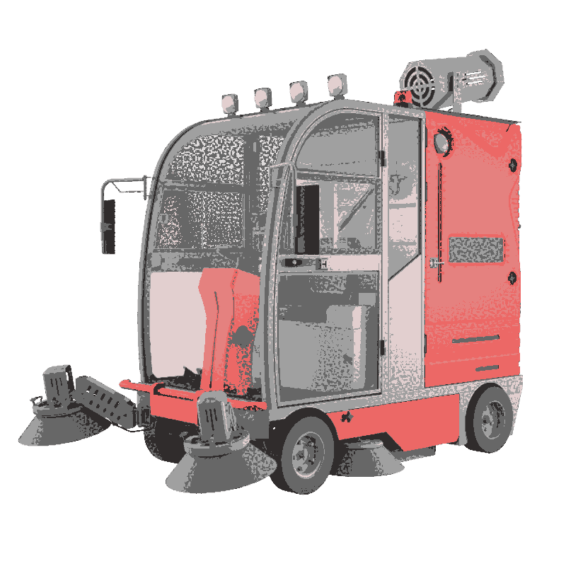 常熟凱迪斯S16封閉式掃地機(jī) 工廠物業(yè)園區(qū)道路落葉樹葉清掃智能電動四輪清掃